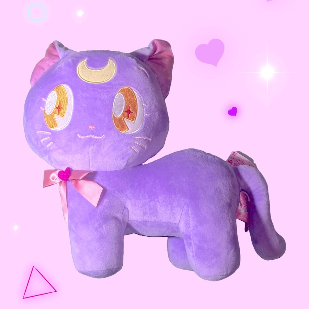 Sailor Moon Luna Cat Plush